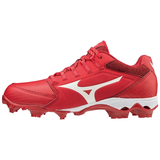 Red Womnes Mizuno Softball Cleats Your 
